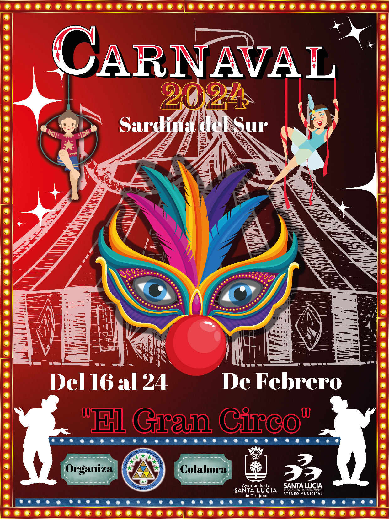 El pasacalles infantil abre este viernes el Carnaval de Sardina del Sur dedicado al Circo