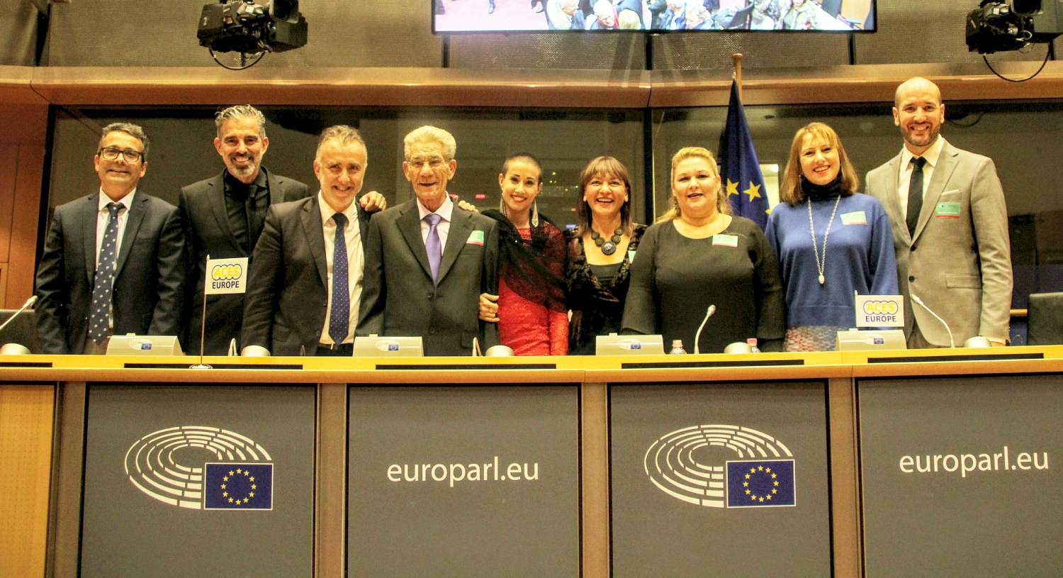 Una delegación del municipio recoge en Bruselas el título de Ciudad Europea del Deporte 2018