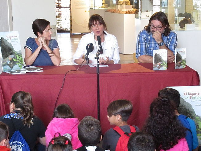 Escolares del municipio viven las aventuras de ‘El lagarto de la Fortaleza’ en el Centro de Interpretación