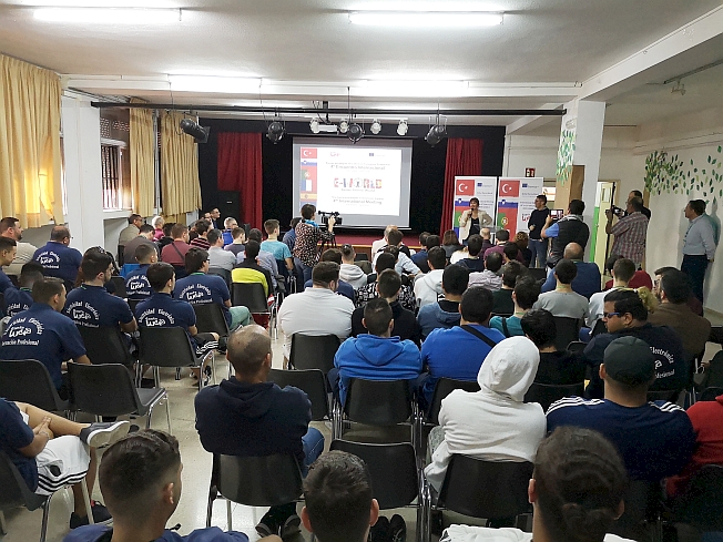 El plan educativo Eramus+ reúne en Santa Lucía a estudiantes de Francia, Portugal, Eslovenia y Turquía