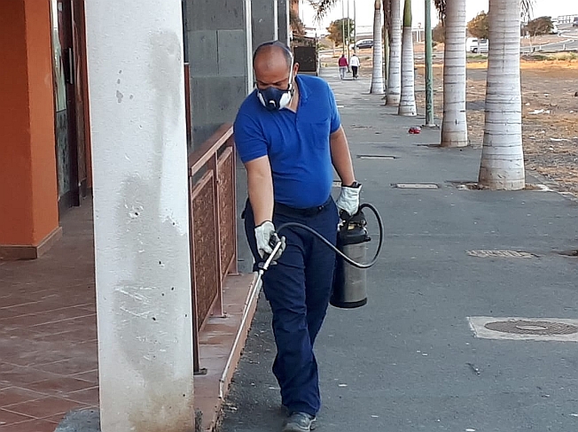 El Ayuntamiento finaliza el tratamiento de control de plagas de todas las calles del municipio