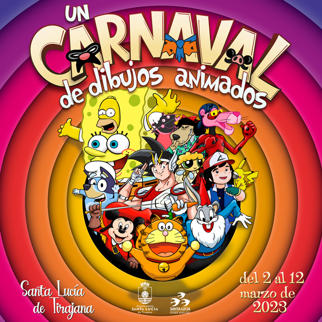 El carnaval de los dibujos animados ya tiene cartel diseñado por Natanael García