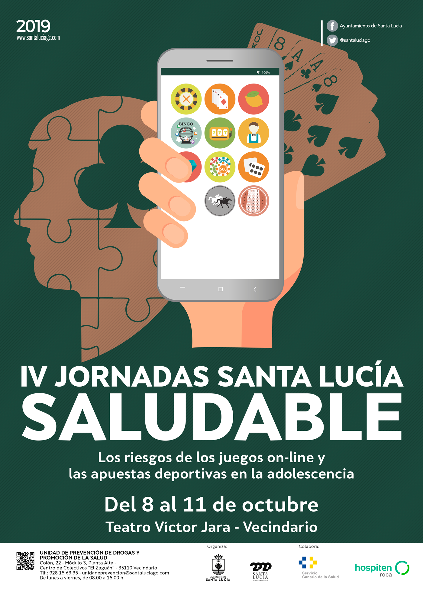 Cuatro organizaciones sociales optan al reconocimiento ‘Santa Lucía Saludable’  por votación popular 