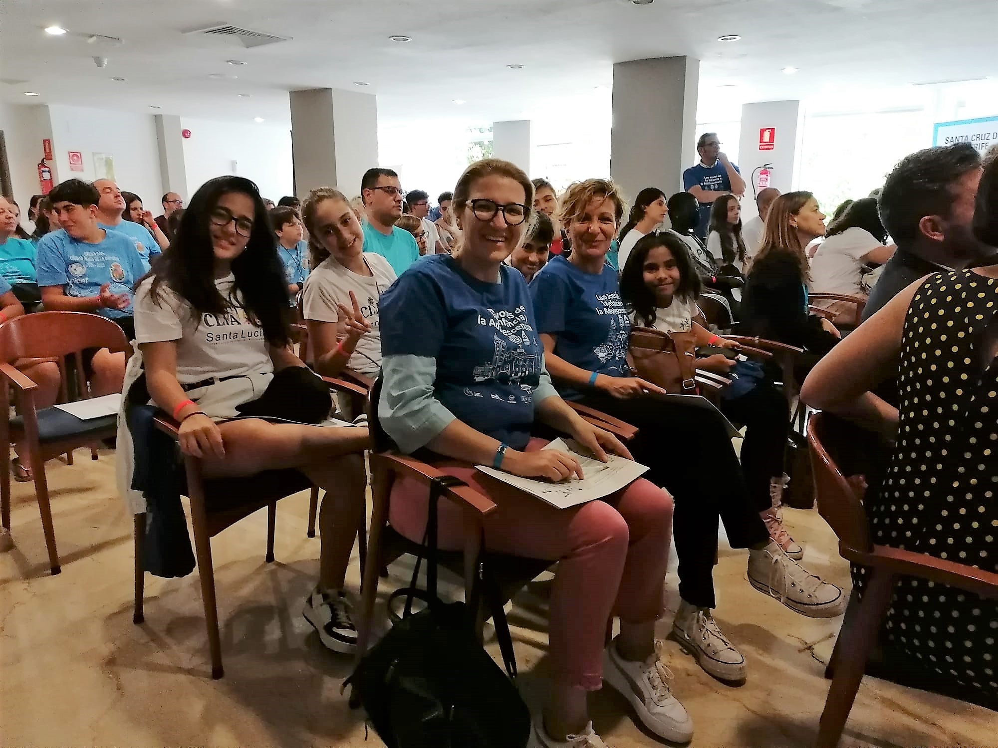  Estudiantes de Santa Lucía de Tirajana participan en el V Encuentro de Ciudades Amigas de la Infancia que se celebra en Candelaria