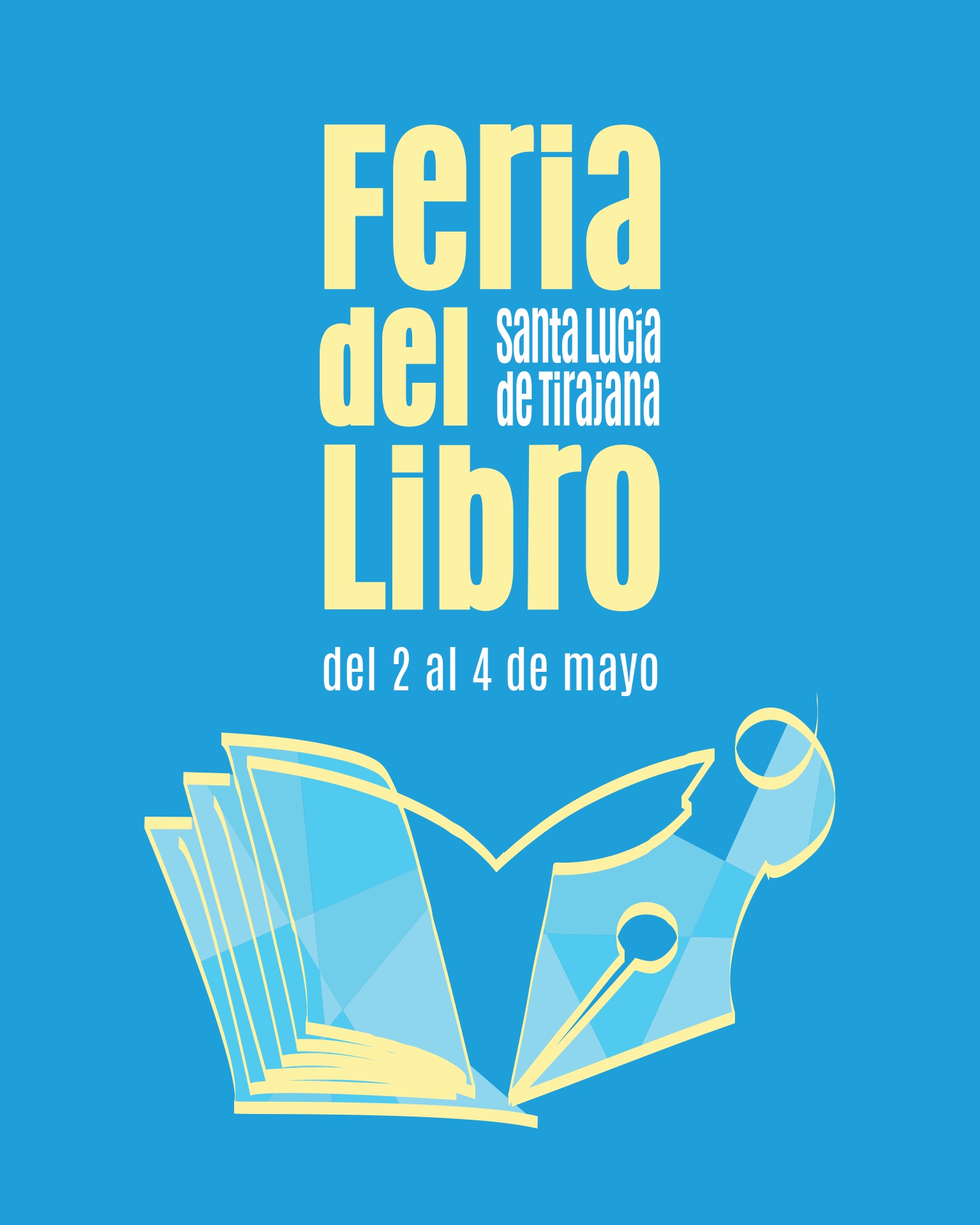 Francisco García y Yaiza Pérez presentan la II Feria del Libro de Santa Lucía de Tirajana