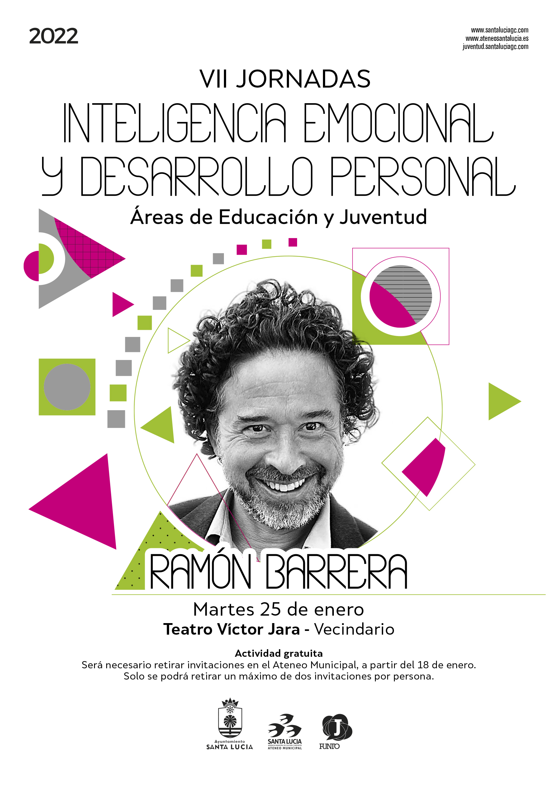  El formador Ramón Barrera ofrece dos conferencias sobre el arte de emprender y de aprender en el teatro Víctor Jara 