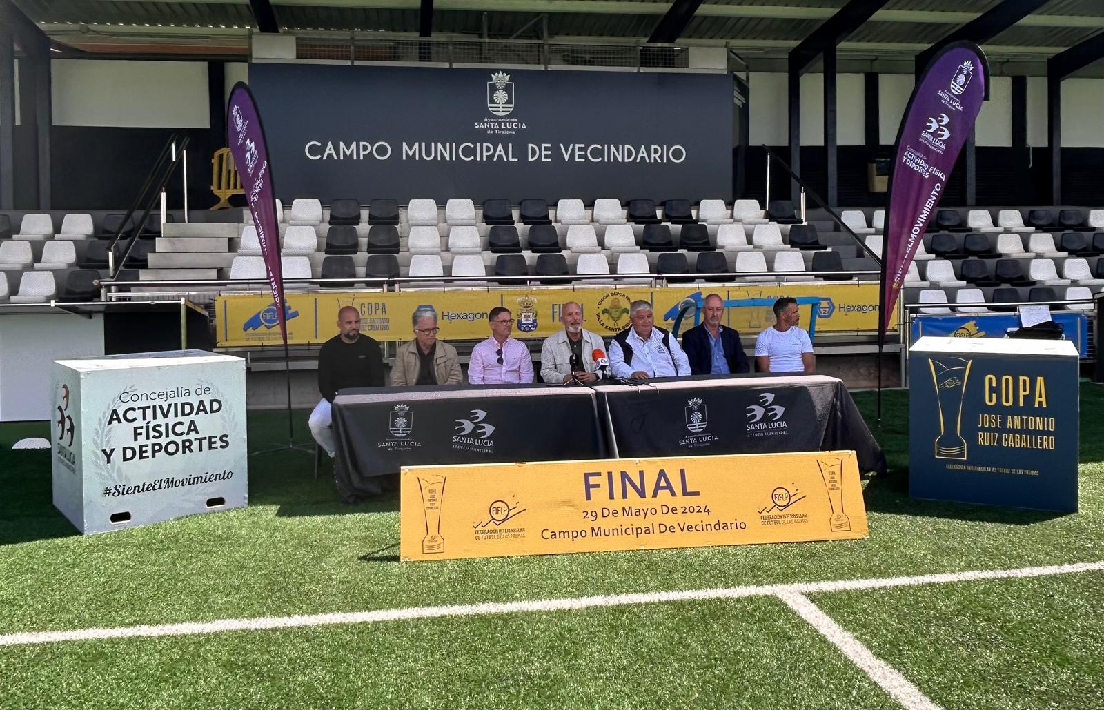 La final de la Copa Ruiz Caballero en el estadio del Vecindario se convertirá en una gran fiesta del fútbol